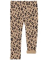 Leopard Cozy Fleece Leggings