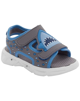 Shark Light-Up Sandals