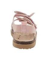 Baby Every Step® First Walker Bow Faux Cork Sandals - Pink