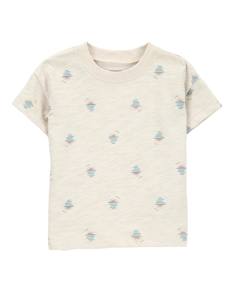 Baby 2-Piece Sunset Tee & Shortall Set