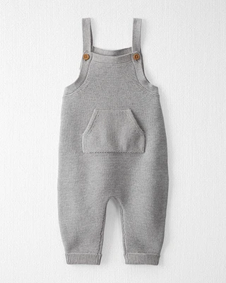 Baby Organic Cotton Sweater Knit Overalls