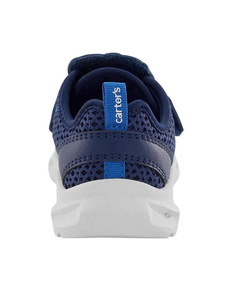 Toddler Dinosaur Light-Up Athletic Sneakers - Navy