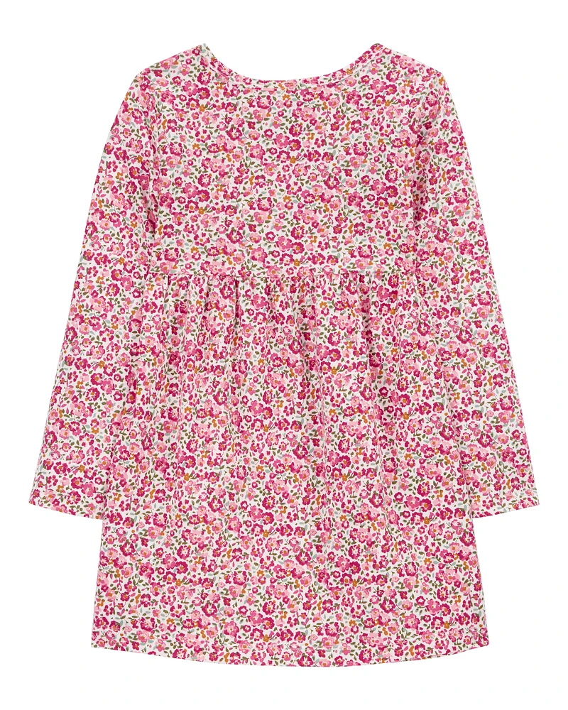 Toddler Floral Jersey Dress