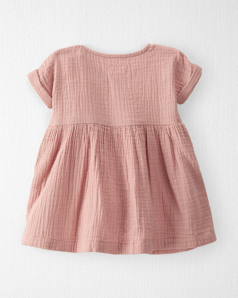 Baby Organic Cotton Gauze Dress