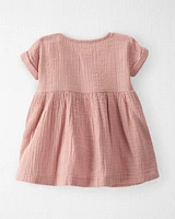 Baby Organic Cotton Gauze Dress