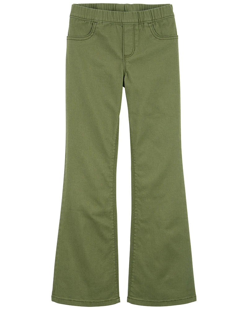 Kid Flare Pull-On Twill Pants