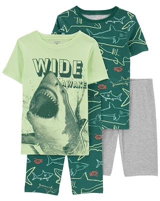 2-Pack Shark-Print Pyjamas Set