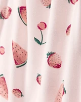 Baby Watermelon 2-Way Zip PurelySoft Footless Sleeper