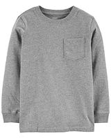 Kid Long-Sleeve Pocket Tee