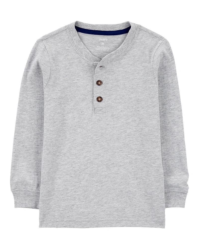 Baby Long-Sleeve Henley Tee