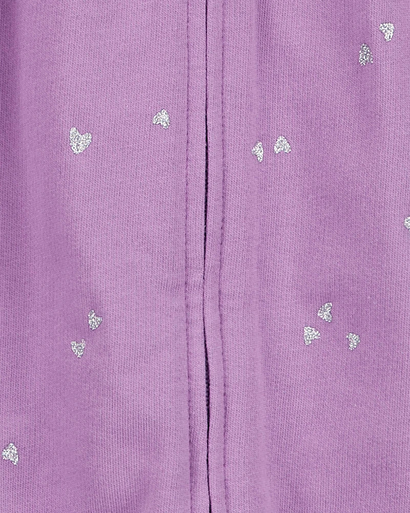 Baby Long-Sleeve Jumpsuit - Purple