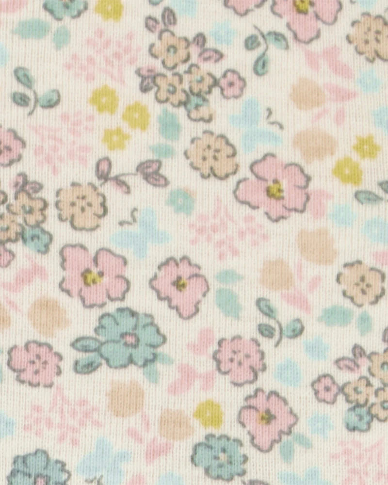 Baby 2-Piece Floral Dress Cardigan Set