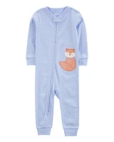 Toddler 1-Piece Fox 100% Snug Fit Cotton Footless Pyjamas