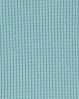Baby Waffle Knit Thermal Peplum Top