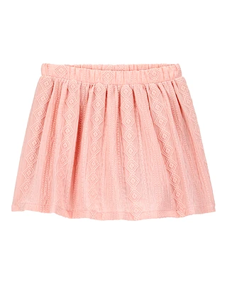 Toddler Crochet Pull-On Skort