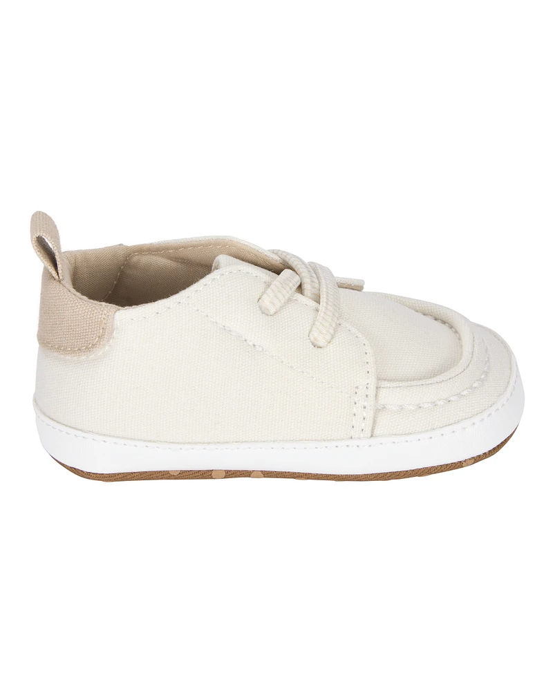 Casual Boat Shoes - White
