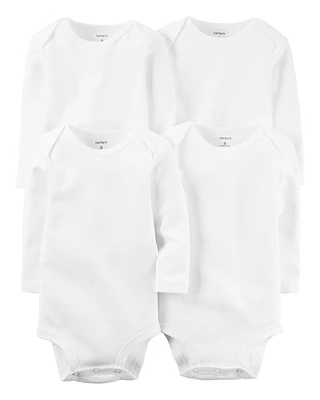 Baby 4-Pack Long-Sleeve Bodysuits