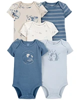 Baby 5-Pack Short-Sleeve Bodysuits