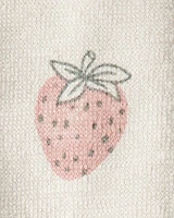 Baby Organic Cotton Strawberry-Print Romper