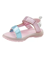 Toddler Light Up Metallic Sandals - Pink/Blue