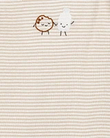 Baby 5-Pack Kangaroo Cloud Short-Sleeve Bodysuits
