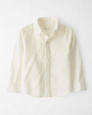 Toddler Linen Button-Front Shirt