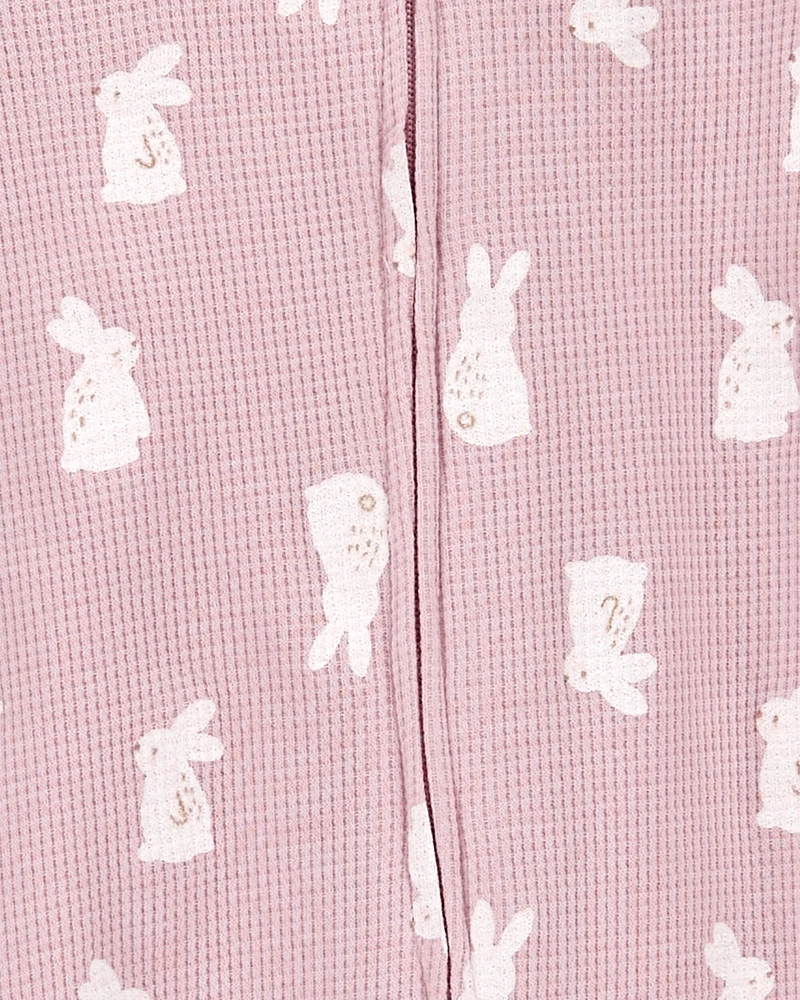 Baby Bunny 2-Way Zip Thermal Sleeper Pyjamas