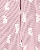 Baby Bunny 2-Way Zip Thermal Sleeper Pyjamas