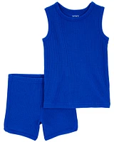 Toddler 2-Piece Waffle Knit Pyjama Set