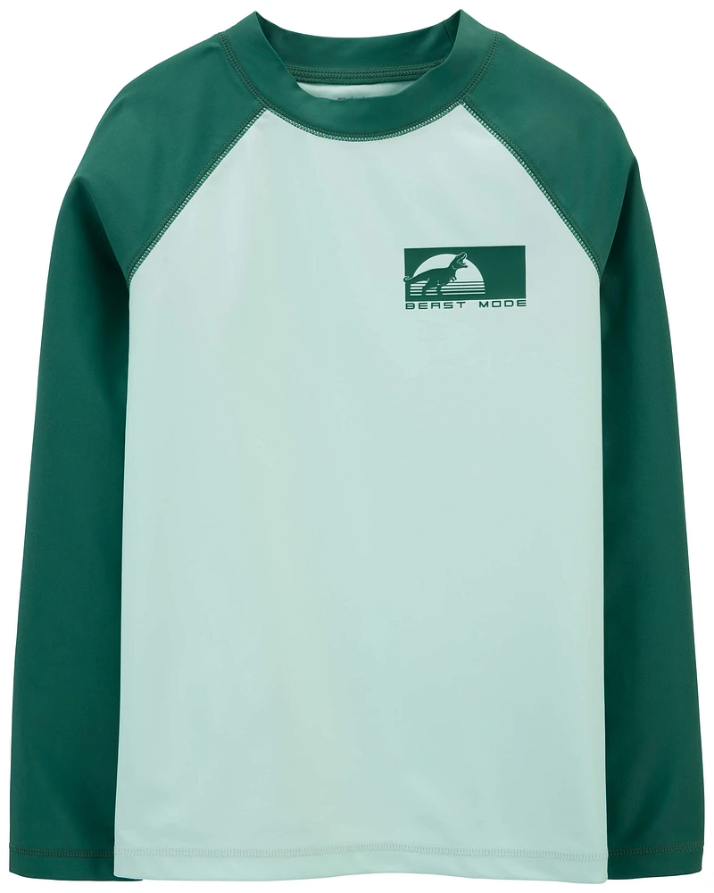 Dinosaur Raglan Rashguard