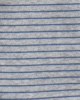 Baby 3-Piece Striped Anchor Outfit Set - Blue