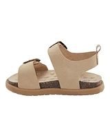 Baby Every Step® First Walker Faux Cork Sandals - Beige