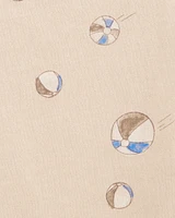 Baby Beach Ball Graphic Tank - Tan