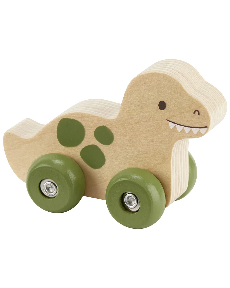 Wooden Dinosaur Push Toy