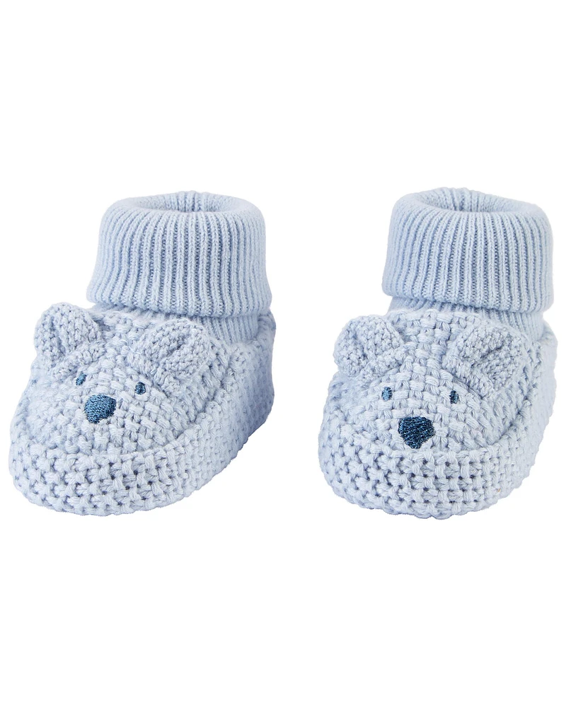 Bear Crochet Booties