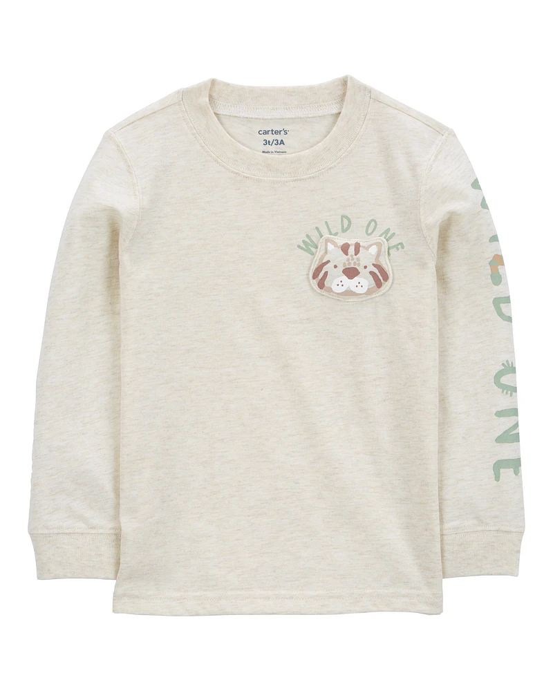 Toddler Wild One Graphic Tee - Cream