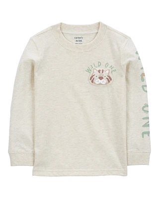 Toddler Wild One Graphic Tee - Cream