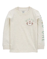 Toddler Wild One Graphic Tee - Cream