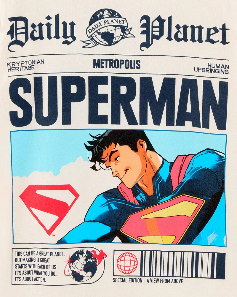 Kid Super-Man Newspaper Tee