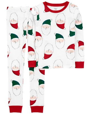 Kid 2-Piece Santa 100% Snug Fit Cotton Pyjamas