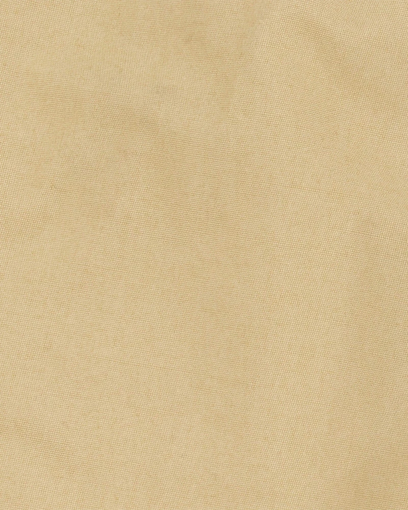 Baby Pull-On Poplin Shorts - Khaki