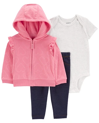 Baby 3-Piece Little Jacket Set