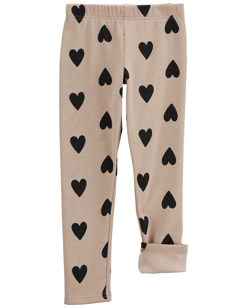 Kid Heart Cozy Fleece Leggings