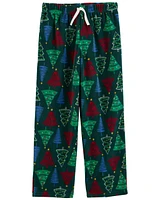 Kid Christmas Tree Pull-On Fleece Pyjama Pants