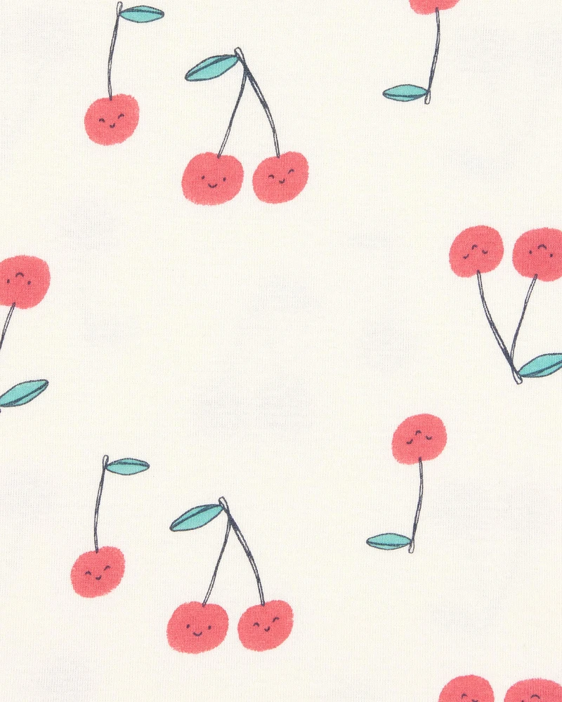 Kid 4-Piece Cherry Cotton Pyjamas