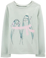 Kid Penguin Long-Sleeve Graphic Tee