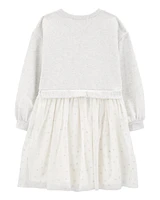 Kid Long-Sleeve Fleece Dress