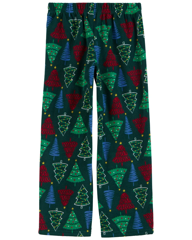 Kid Christmas Tree Pull-On Fleece Pyjama Pants