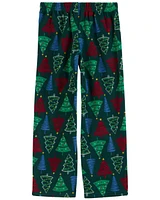 Kid Christmas Tree Pull-On Fleece Pyjama Pants