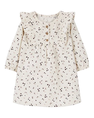 Baby Floral Corduroy Dress